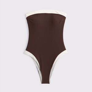 NWT A&F Marina one piece swimsuit -size S tall